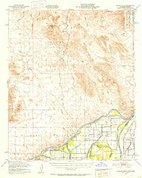Download a high-resolution, GPS-compatible USGS topo map for Picacho Peak, CA (1953 edition)