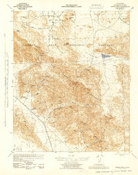Download a high-resolution, GPS-compatible USGS topo map for Pinyon Well, CA (1944 edition)
