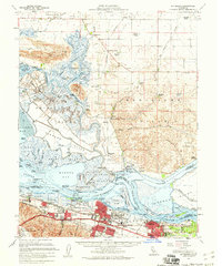 Download a high-resolution, GPS-compatible USGS topo map for Pittsburg, CA (1960 edition)