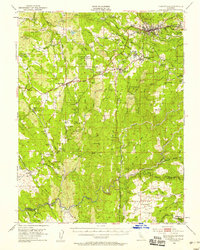 Download a high-resolution, GPS-compatible USGS topo map for Placerville, CA (1958 edition)