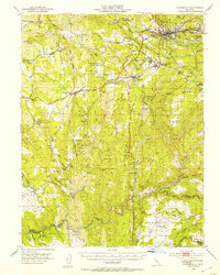 Download a high-resolution, GPS-compatible USGS topo map for Placerville, CA (1953 edition)