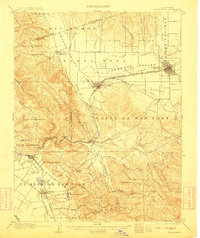 preview thumbnail of historical topo map of Pleasanton, CA in 1906