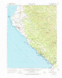 Download a high-resolution, GPS-compatible USGS topo map for Point Arena, CA (1971 edition)