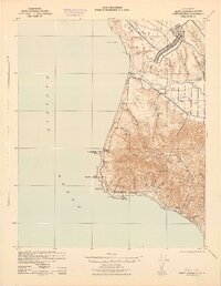 preview thumbnail of historical topo map of Santa Barbara County, CA in 1942