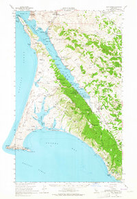 Download a high-resolution, GPS-compatible USGS topo map for Point Reyes, CA (1965 edition)