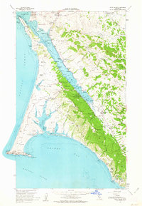 Download a high-resolution, GPS-compatible USGS topo map for Point Reyes, CA (1963 edition)