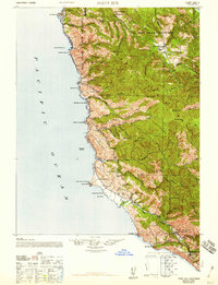 Download a high-resolution, GPS-compatible USGS topo map for Point Sur, CA (1947 edition)