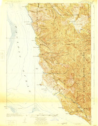Download a high-resolution, GPS-compatible USGS topo map for Point Sur, CA (1925 edition)