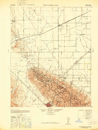 Download a high-resolution, GPS-compatible USGS topo map for Polvadero Gap, CA (1947 edition)