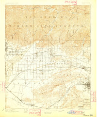 1898 Map of Pomona, CA, 1902 Print