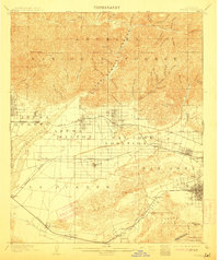 preview thumbnail of historical topo map of Pomona, CA in 1904