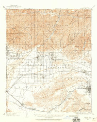 1894 Map of Pomona, 1960 Print