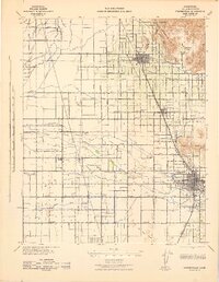 1942 Map of Porterville