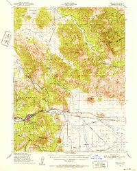Download a high-resolution, GPS-compatible USGS topo map for Portola, CA (1952 edition)