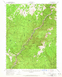 Download a high-resolution, GPS-compatible USGS topo map for Pulga, CA (1965 edition)