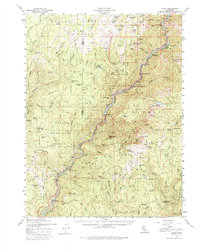 Download a high-resolution, GPS-compatible USGS topo map for Pulga, CA (1980 edition)