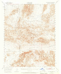 Download a high-resolution, GPS-compatible USGS topo map for Quail Mountains, CA (1966 edition)