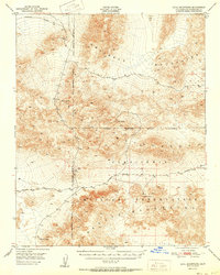 Download a high-resolution, GPS-compatible USGS topo map for Quail Mountains, CA (1951 edition)
