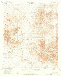 Download a high-resolution, GPS-compatible USGS topo map for Quartz Peak, CA (1961 edition)