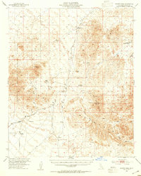 Download a high-resolution, GPS-compatible USGS topo map for Quartz Peak, CA (1954 edition)