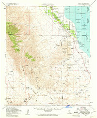Download a high-resolution, GPS-compatible USGS topo map for Rabbit Peak, CA (1961 edition)