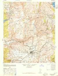 Download a high-resolution, GPS-compatible USGS topo map for Ramona, CA (1947 edition)