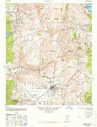Download a high-resolution, GPS-compatible USGS topo map for Ramona, CA (1963 edition)