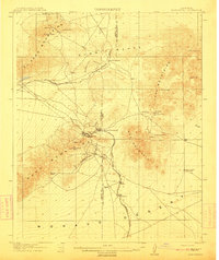 1912 Map of Randsburg, CA