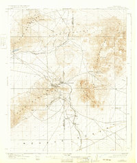 1912 Map of Randsburg, CA, 1932 Print