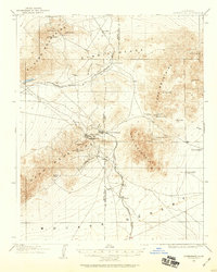 1911 Map of Randsburg, CA, 1960 Print