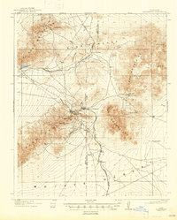 1912 Map of Randsburg, CA, 1947 Print