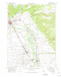 Download a high-resolution, GPS-compatible USGS topo map for Red Bluff, CA (1980 edition)