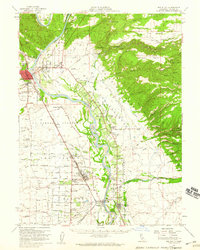 Download a high-resolution, GPS-compatible USGS topo map for Red Bluff, CA (1959 edition)
