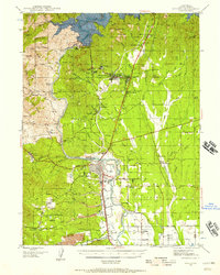 Download a high-resolution, GPS-compatible USGS topo map for Redding, CA (1957 edition)