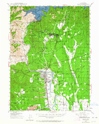 Download a high-resolution, GPS-compatible USGS topo map for Redding, CA (1964 edition)