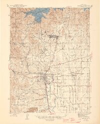 preview thumbnail of historical topo map of Redding, CA in 1946