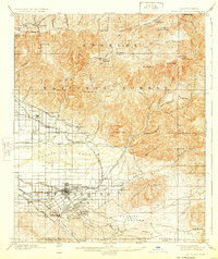 Download a high-resolution, GPS-compatible USGS topo map for Redlands, CA (1924 edition)