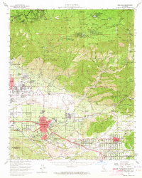 Download a high-resolution, GPS-compatible USGS topo map for Redlands, CA (1964 edition)