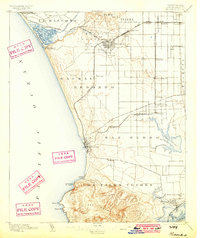 Download a high-resolution, GPS-compatible USGS topo map for Redondo, CA (1899 edition)