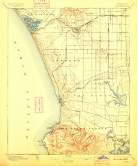 Download a high-resolution, GPS-compatible USGS topo map for Redondo, CA (1910 edition)