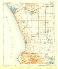 Download a high-resolution, GPS-compatible USGS topo map for Redondo, CA (1927 edition)