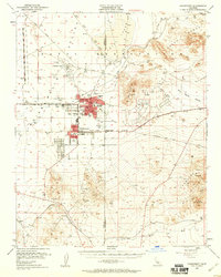 Download a high-resolution, GPS-compatible USGS topo map for Ridgecrest, CA (1960 edition)