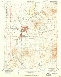 Download a high-resolution, GPS-compatible USGS topo map for Ridgecrest, CA (1955 edition)