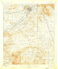 preview thumbnail of historical topo map of Riverside, CA in 1901