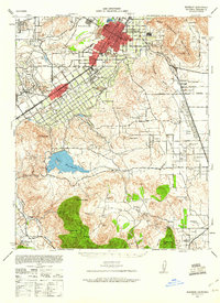 preview thumbnail of historical topo map of Riverside, CA in 1942