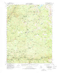 Download a high-resolution, GPS-compatible USGS topo map for Robbs Peak, CA (1976 edition)