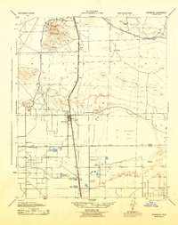 preview thumbnail of historical topo map of Rosamond, CA in 1943