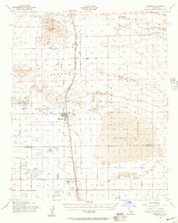 preview thumbnail of historical topo map of Rosamond, Kern County, CA in 1956