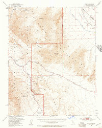 Download a high-resolution, GPS-compatible USGS topo map for Ryan, CA (1958 edition)