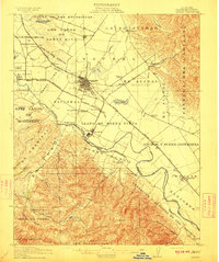 1912 Map of Salinas, CA